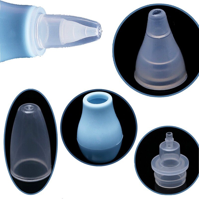 Silicone Newborn Baby Children Nose Aspirator Toddler Nose Cleaner Infant Snot Vacuum Sucker Soft Tip Cleaner Baby Care Products